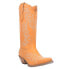 Фото #2 товара Dingo Flirty N' Fun Embroidered Snip Toe Cowboy Womens Orange Casual Boots DI17