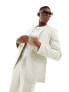 Jack & Jones Premium slim fit suit jacket in cream