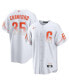 ფოტო #4 პროდუქტის Men's Brandon Crawford White San Francisco Giants City Connect Replica Player Jersey