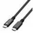 Фото #2 товара IC Intracom Techly 362602 - 0.8 m - USB C - USB C - USB4 Gen 3x2 - 40000 Mbit/s - Black