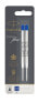 Фото #2 товара Parker 1950373 - Blue - Medium - Blue - Silver - Ballpoint pen - Blister - 2 pc(s)