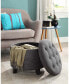 Designs4Comfort Round Ottoman