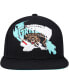 Men's Black Vancouver Grizzlies Paint By Numbers Snapback Hat - фото #2