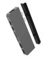 Фото #2 товара Targus HYPER HD28C - USB 3.2 Gen 1 (3.1 Gen 1) Type-C - Grey - MicroSD (TransFlash) - SD - HDMI - Thunderbolt 3 - USB 3.2 Gen 1 (3.1 Gen 1) Type-A - USB 3.2 Gen 1 (3.1 Gen 1) Type-C - Aluminium - FCC - CE