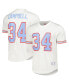 ფოტო #1 პროდუქტის Men's Earl Campbell White Houston Oilers Gridiron Classics Retired Player Name and Number Mesh Top