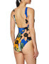 Roxy Women's Color Jam One Piece Swimsuit ANTHRACITE FLOWER JAMMIN Size L