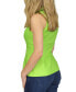 Фото #9 товара Women's Linen Sleeveless Button-Front Top