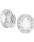 ფოტო #2 პროდუქტის Mesmera Silver-Tone Crystal Clip Earrings