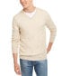 Фото #1 товара Men's V-Neck Cashmere Sweater, Created for Macy's