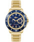 ფოტო #1 პროდუქტის Men's Toranga Gold-Tone Stainless Steel Bracelet Watch 44mm