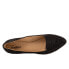 Фото #8 товара Trotters Harlowe T1707-053 Womens Black Extra Wide Suede Loafer Flats Shoes