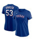 Women's Adolis García Royal Texas Rangers 2023 World Series Champions Name and Number T-shirt