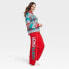 Фото #2 товара Women's Santa Baby Graphic Sweater Pants - Red S