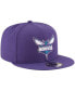 Фото #4 товара Men's Purple Charlotte Hornets Official Team Color 9fifty Snapback Hat
