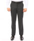 ფოტო #1 პროდუქტის Men's Slim-Fit Flat Front Stretch Dress Pants