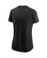 ფოტო #2 პროდუქტის Women's Black Colorado Rockies Wordmark T-shirt