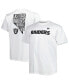 Фото #4 товара Men's White Las Vegas Raiders Big and Tall Hometown Collection Hot Shot T-shirt