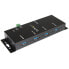 USB-концентратор Startech.com 4-Port Industrial USB 3.0 Hub with ESD Protection - USB 3.2 Gen 1 (3.1 Gen 1) Type-B - USB 3.2 Gen 1 (3.1 Gen 1) Type-A - 5000 Mbit/s - Черный - Сталь - Питание - USB - фото #4