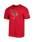 Men's Cardinal Arizona Cardinals Combine Authentic Ball Logo T-shirt