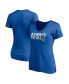 ფოტო #2 პროდუქტის Women's Royal Kansas City Royals Hometown V-Neck T-shirt