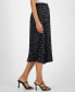 ფოტო #3 პროდუქტის Women's Printed Pleated Pull-On Midi Skirt