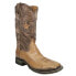 Фото #2 товара Corral Boots Star Inlay & Embroidered Square Toe Cowboy Mens Brown Casual Boots