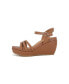 ფოტო #2 პროდუქტის Women's Viki Platform Wedge Sandals