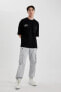 Фото #2 товара Футболка Loose Fit с принтом на спине и карманами, короткий рукав, C0153ax24sm, бренд Defacto