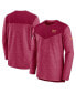 Фото #3 товара Men's Burgundy Washington Commanders Sideline Lockup Performance Quarter-zip Jacket