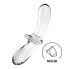 Фото #1 товара Stimulator Double Crystal Hot and Cold Clear