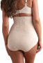 Miraclesuit Women's 238213 Nude Back Magic High Waist Brief Shapewear Size M