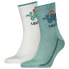 LEVI´S UNDERWEAR Placed Cactus short socks 2 units