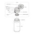 Фото #2 товара Бутылка для воды из нержавеющей стали Thermos Motion Mobile Heater - Metallic Gray 500 мл