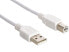Фото #3 товара SANDBERG USB 2.0 A-B male 1.8 m - 1.8 m - USB A - USB B - USB 2.0 - Male/Male - White