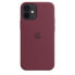 Apple iPhone 12 mini Silicone Case with MagSafe - Plum - Cover - Apple - iPhone 12 mini - 13.7 cm (5.4") - Purple