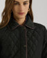 Фото #3 товара Women's Quilted Velboa-Lined Coat