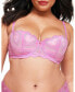 ფოტო #2 პროდუქტის Amorina Women's Plus-Size Contour Balconette Bra