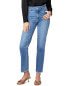 Фото #1 товара Paige Sarah Wannabe Distressed True Straight Leg Jean Women's 23