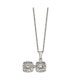 ფოტო #2 პროდუქტის Polished and Antiqued Magnetic Prayer Box Cable Chain Necklace