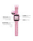 ფოტო #4 პროდუქტის Kid's 2 Blush Glitter Tpu Strap Smart Watch 41mm