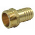 EUROMARINE Vrac 3/8´´ Male-Male Threaded Grooved Straight Connector