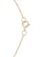 ფოტო #2 პროდუქტის Diamond Cross 18" Pendant Necklace (1/10 ct. t.w.) in 14k Gold & 14k White Gold