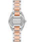 Фото #3 товара Women's Janelle Three-Hand Two-Tone Stainless Steel Watch 36mm