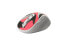 Rapoo M500 Silent - Right-hand - Optical - Bluetooth + USB Type-A - 1600 DPI - Grey - Red - White