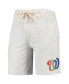 ფოტო #3 პროდუქტის Men's Oatmeal Washington Nationals Mainstream Logo Terry Tri-Blend Shorts