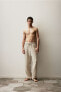 Фото #1 товара Relaxed Fit Linen-blend Pants
