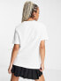 Nike – Air – Boyfriend-T-Shirt in Weiß