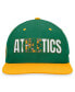 Фото #2 товара Men's Green Oakland Athletics Cooperstown Collection Pro Snapback Hat