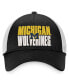 Фото #4 товара Головной убор Top of the World Мужчины черный, белый Шляпа Michigan Wolverines Stockpile Trucker Snapback