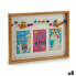 Wall photo frame Tassels Llama Multicolour Wood 30 x 3 x 41 cm (8 Units)